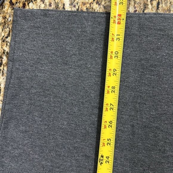 EILEEN FISHER Cozy Viscose Blend Fold-over Midi Skirt In Ash Size M - Picture 8 of 8